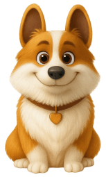 A cute dog looking towards the subscription form